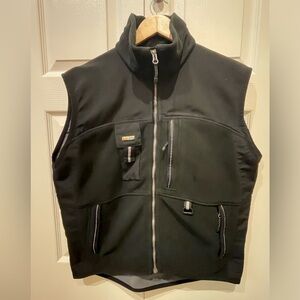 Blaklader Workwear Utility Vest Mens XL Fleece Black Blákläder Tool Pockets